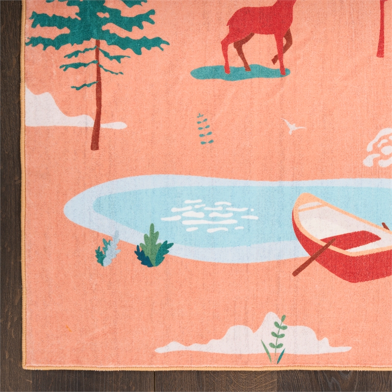 Nourison Home Imagination 7' x 9' Polyester Multicolor Area Rug