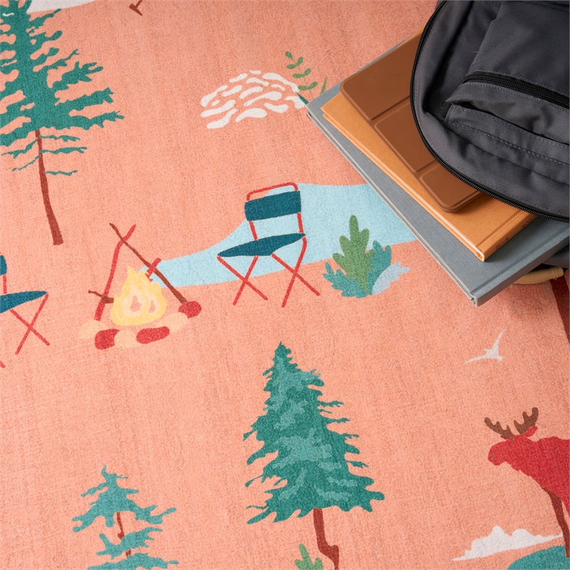 Nourison Home Imagination 7' x 9' Polyester Multicolor Area Rug