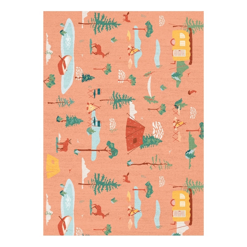 Nourison Home Imagination 7' x 9' Polyester Multicolor Area Rug
