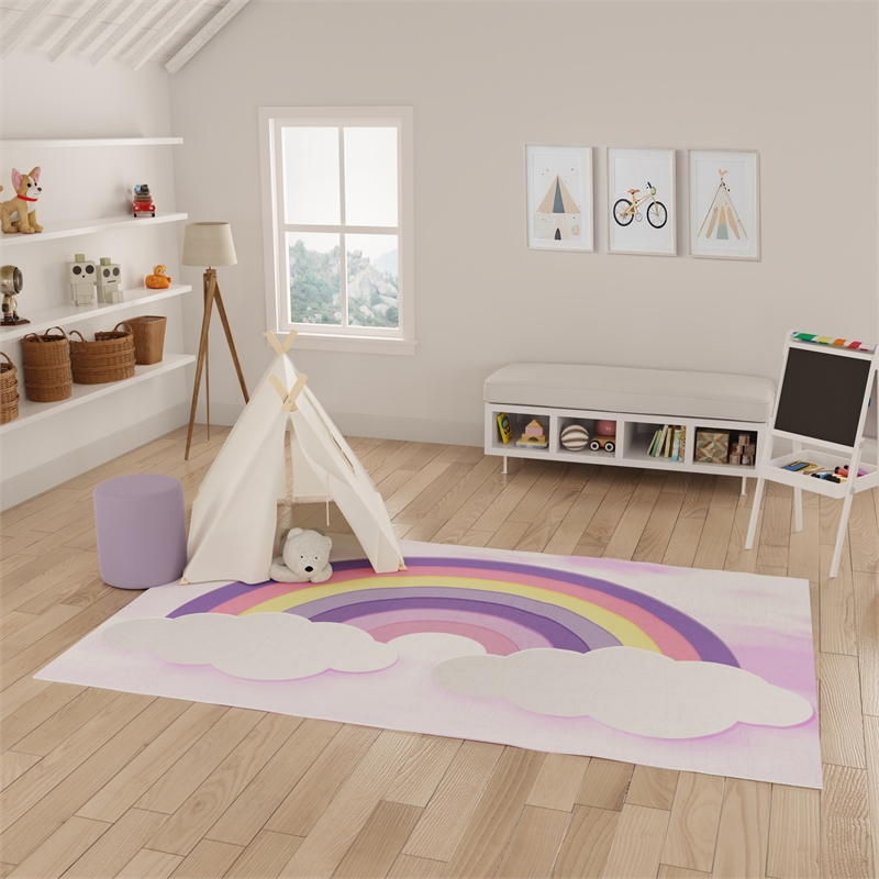 Nourison Home Imagination 7' x 9' Polyester Multicolor Area Rug