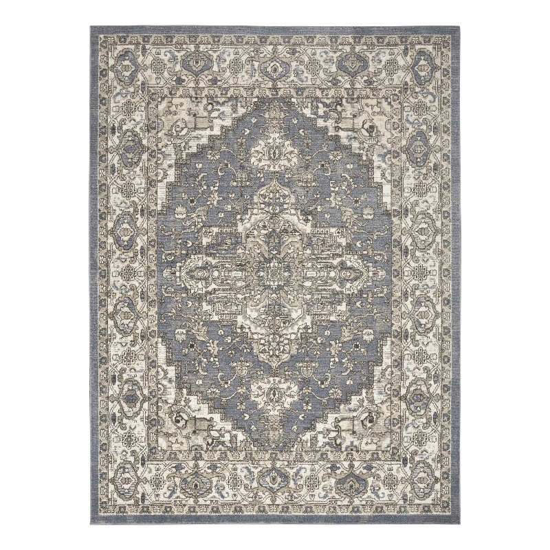 Nourison Home Concerto 6' x 9' Polyester Blue Area Rug