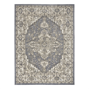 Nourison Home Concerto 6' x 9' Polyester Blue Area Rug