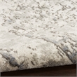 Nourison Home Concerto 6' x 9' Polyester Ivory Blue Grey Area Rug