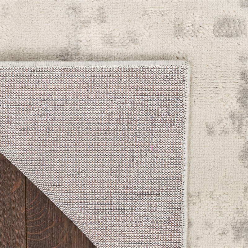 Nourison Home Concerto 2' x 3' Fabric Cream Grey Area Rug