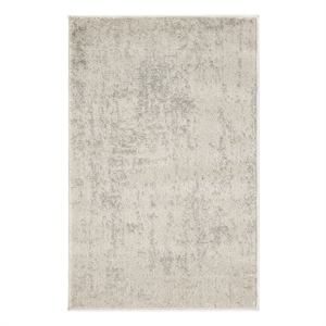 Nourison Home Concerto 2' x 3' Fabric Cream Grey Area Rug