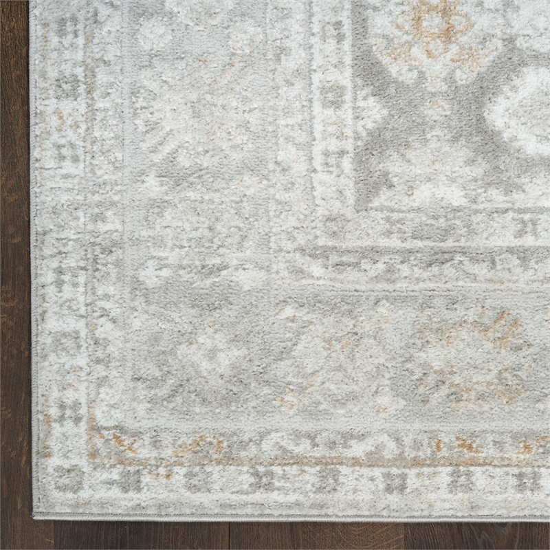 Nourison Home Dekor 5' x 7' PolyesterGrey Area Rug
