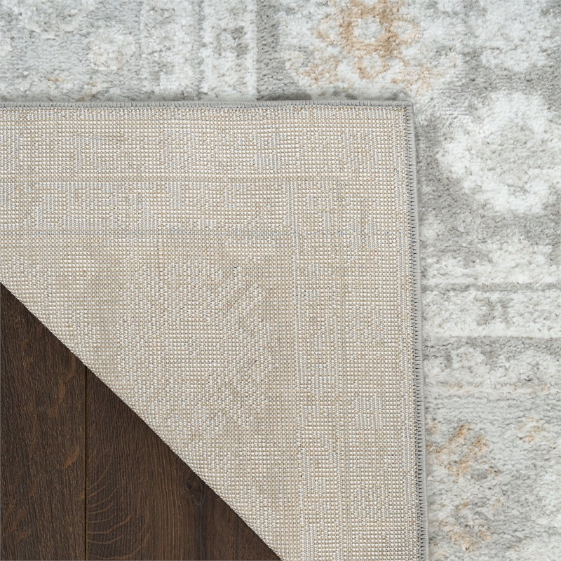Nourison Home Dekor 5' x 7' PolyesterGrey Area Rug