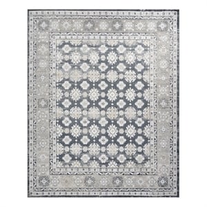 Nourison Home Dekor 8' x 10' Polyester Grey Navy Area Rug