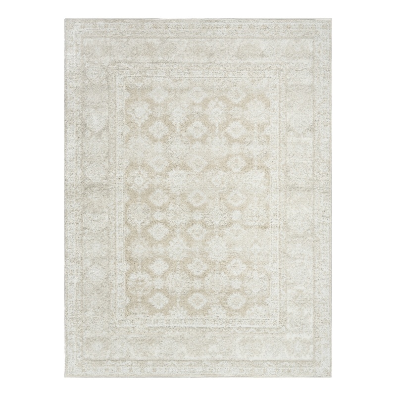 Nourison Home Dekor 5' x 7' PolyesterIvory Beige Area Rug