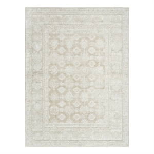 Nourison Home Dekor 5' x 7' PolyesterIvory Beige Area Rug