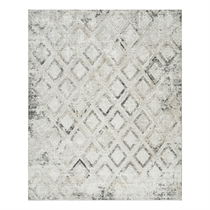 Nourison Home Dekor 8' x 10' Polyester Grey Charcoal Area Rug