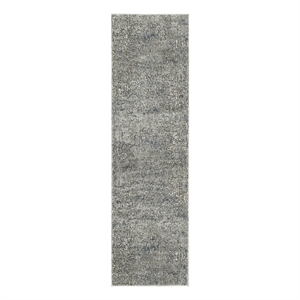 Nourison Home Concerto 10' Runner Fabric Dark Grey Area Rug