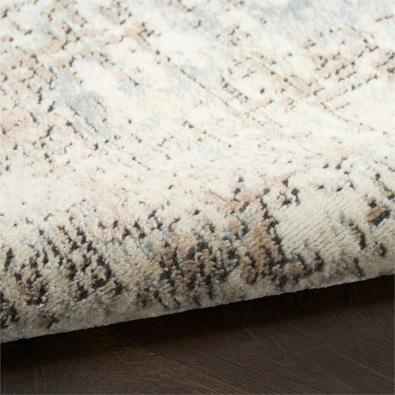 Nourison Home Concerto 2' x 4' Fabric Ivory Beige Area Rug