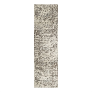 Nourison Home Concerto 10' Runner Fabric Ivory Beige Area Rug