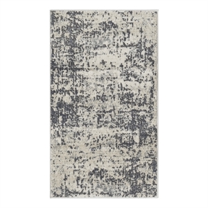 Nourison Home Concerto 2' x 4' Fabric Ivory Grey Area Rug