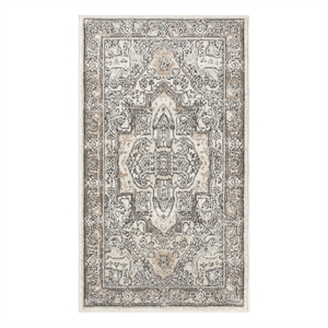 Nourison Home Concerto 2' x 4' Fabric Ivory Grey Taupe Area Rug
