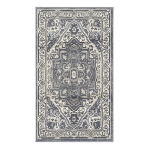 Nourison Home Concerto 2' x 4' Fabric Navy Ivory Area Rug