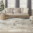 Nourison Home Eco-Friendly 10' x 14' Polyester Beige Grey Area Rug