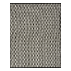 Nourison Home Courtyard 8' x 10' Fabric Black White Area Rug