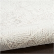 Nourison Home Renewed 9' x 12' Polyester Silver Ivory Area Rug