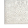 Nourison Home Renewed 9' x 12' Polyester Silver Ivory Area Rug