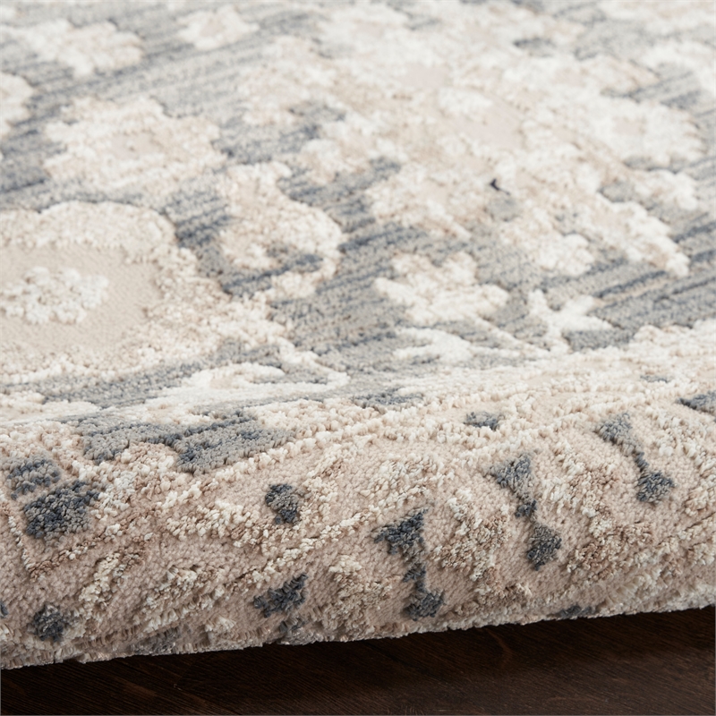 Nourison Home Renewed 8' x 10' PolyesterCharcoal Area Rug