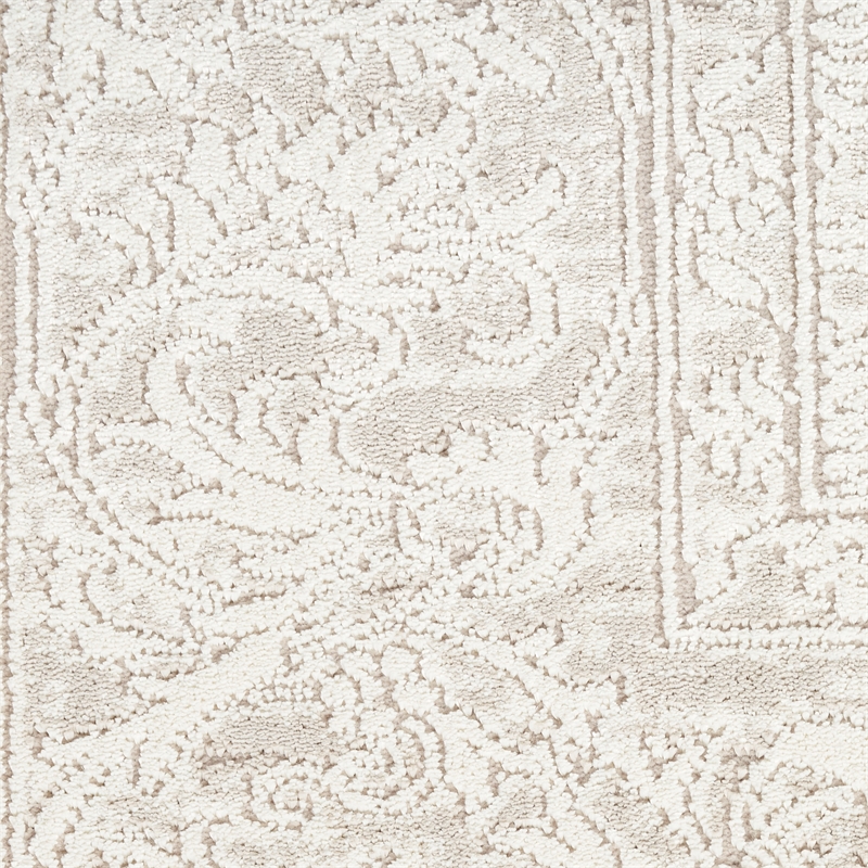 Nourison Home Renewed 6' x 9' Polyester Ivory Beige Area Rug