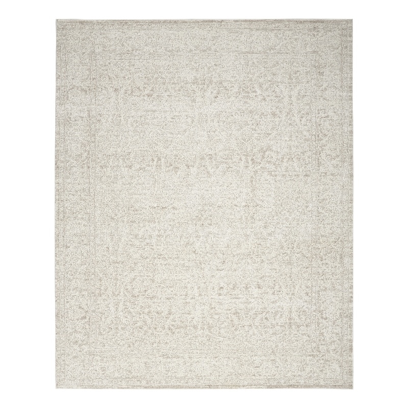 Nourison Home Renewed 6' x 9' Polyester Ivory Beige Area Rug
