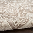 Nourison Home Renewed 9' x 12' Polyester Ivory Mocha Area Rug