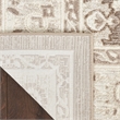 Nourison Home Renewed 9' x 12' Polyester Ivory Mocha Area Rug