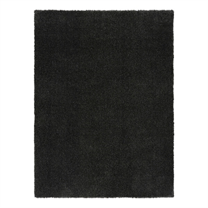 Nourison Pacific Shag 5'3&quot x 7'3&quot Black Shag Indoor Rug