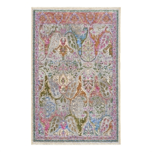 Nourison Quaint Harmony 5'3&quot x 7'6&quot Pink Multicolor Bohemian Indoor Rug
