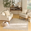 Nourison Washable Charm 5' x 7' Beige Ivory Modern Indoor Rug