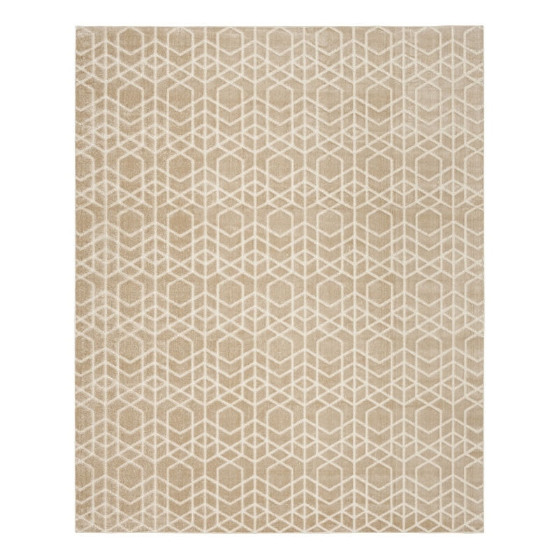 Nourison Washable Charm 8' x 10' Beige Ivory Modern Indoor Rug