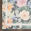 Nourison Botanical Washables 5' x 7' Charcoal Multicolor Farmhouse Indoor Rug