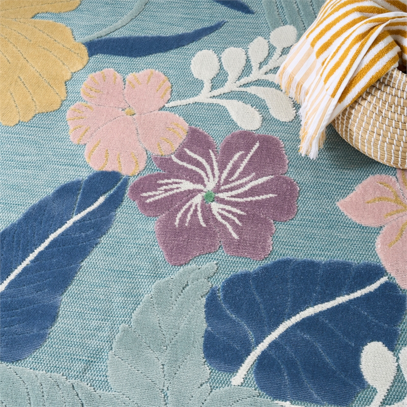 Nourison Suncoast 4' x 6' BLUMT Tropical Rug
