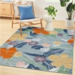 Nourison Suncoast 4' x 6' BLUMT Tropical Rug
