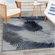 Nourison Suncoast 4' x 6' DENIM Tropical Rug