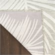 Nourison Suncoast 4' x 6' GREY Tropical Rug