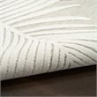 Nourison Suncoast 4' x 6' GREY Tropical Rug