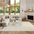 Nourison Washable Charm 9' x 12' Ivory Modern Indoor Rug
