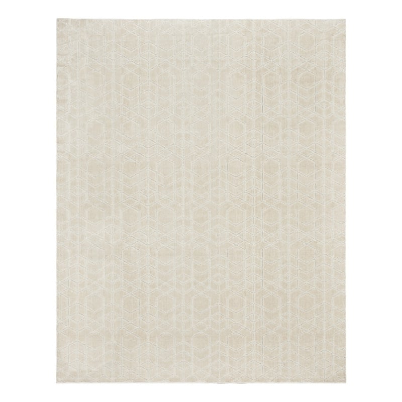 Nourison Washable Charm 9' x 12' Ivory Modern Indoor Rug