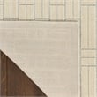 Nourison Washable Charm 9' x 12' Ivory Modern Indoor Rug