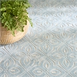 Nourison Washable Charm 9' x 12' Blue Ivory Contemporary Indoor Rug