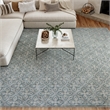Nourison Washable Charm 9' x 12' Blue Ivory Contemporary Indoor Rug