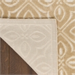 Nourison Washable Charm 9' x 12' Beige Ivory Contemporary Indoor Rug