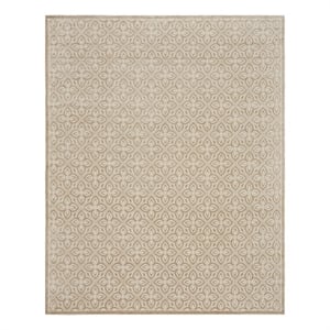 Nourison Washable Charm 9' x 12' Beige Ivory Contemporary Indoor Rug