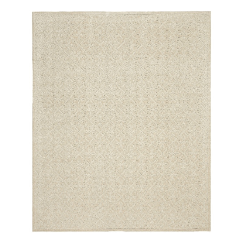 Nourison Washable Charm 9' x 12' Ivory Contemporary Indoor Rug