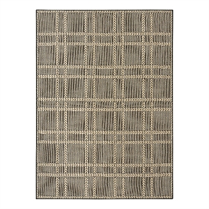 Nourison Horizon Indoor/Outdoor 4' x 6' Charcoal Modern Rug