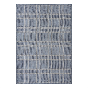 Nourison Horizon Indoor/Outdoor 6' x 9' Navy Modern Rug